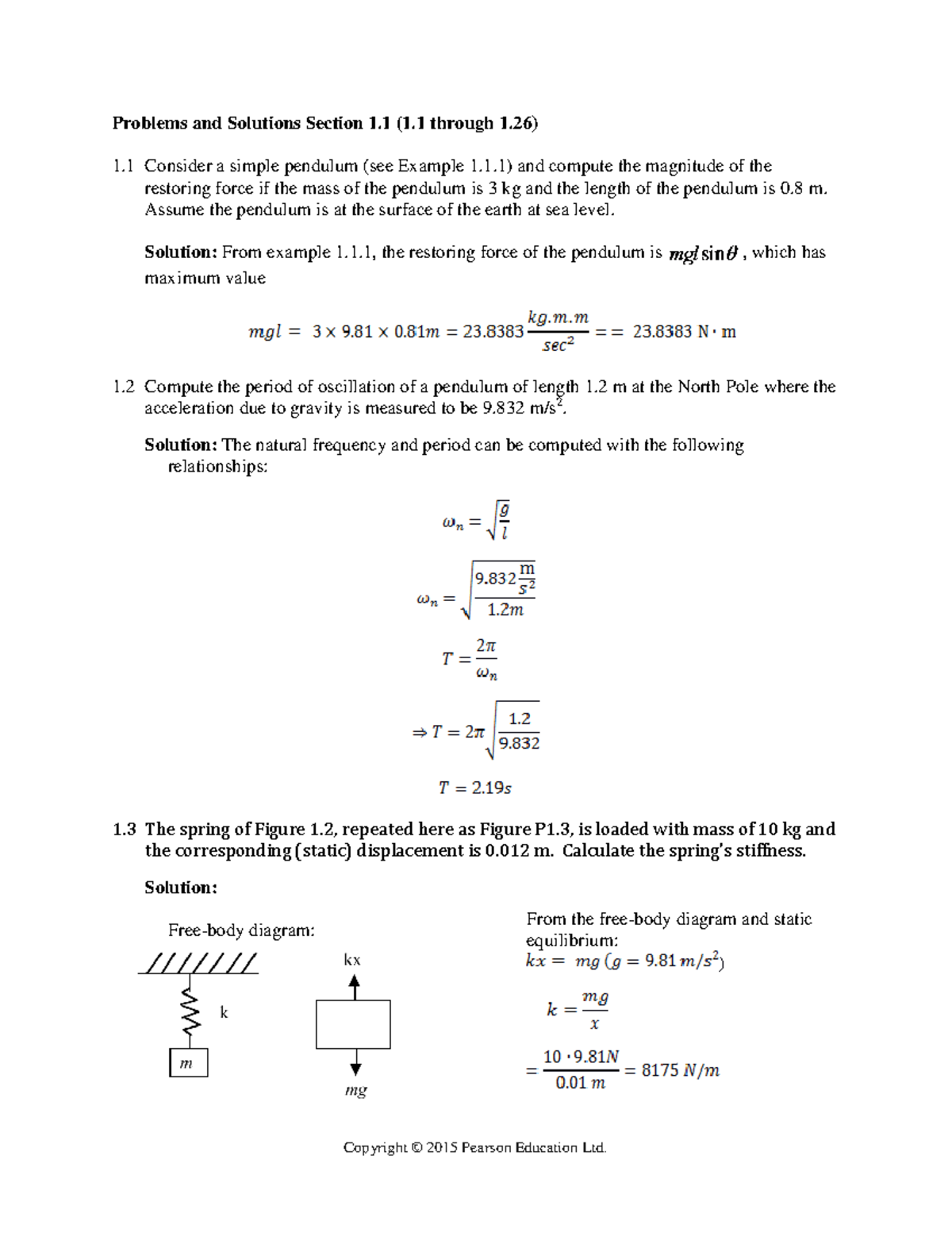 Sol Sec 1pt1 - good - Problems and Solutions Section 1 (1 through 1) 1 ...