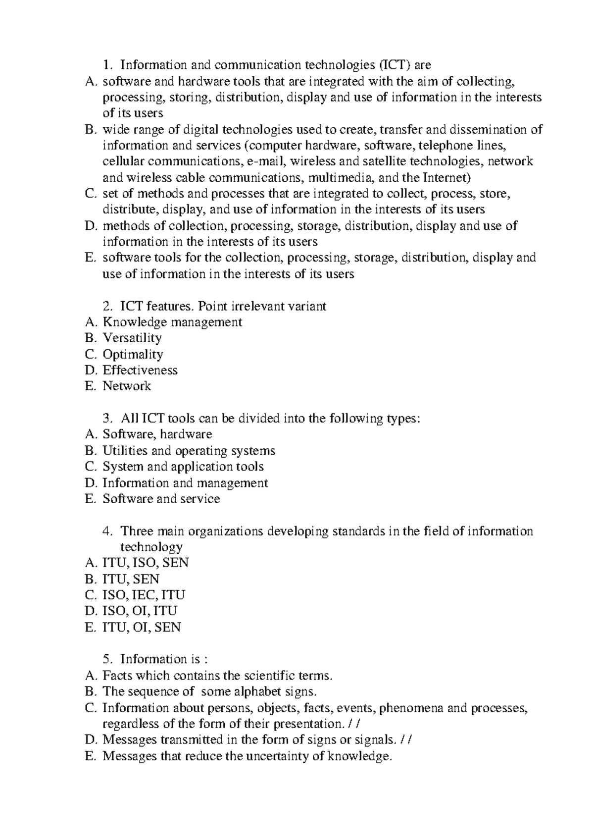1 An ICT role in key sectors - Information and communication ...