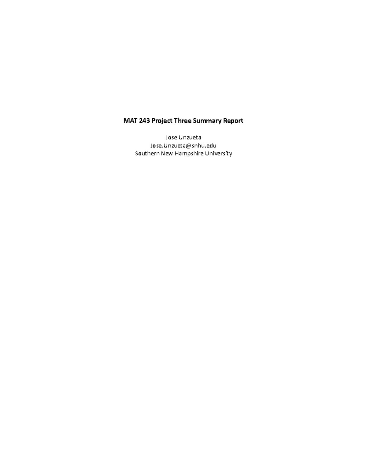 MAT 243 Project Three: Regression Analysis of Team Wins - Studocu
