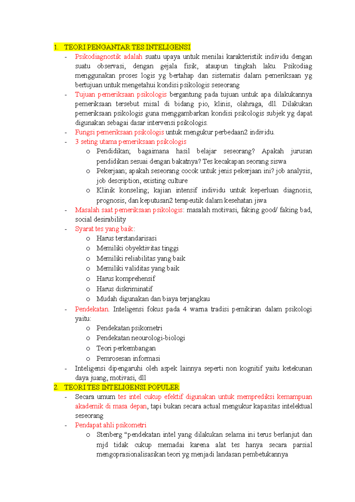Catatan Tes Inteligensi: Teori dan Pelaksanaan WISC/WPPSI - Document Preview