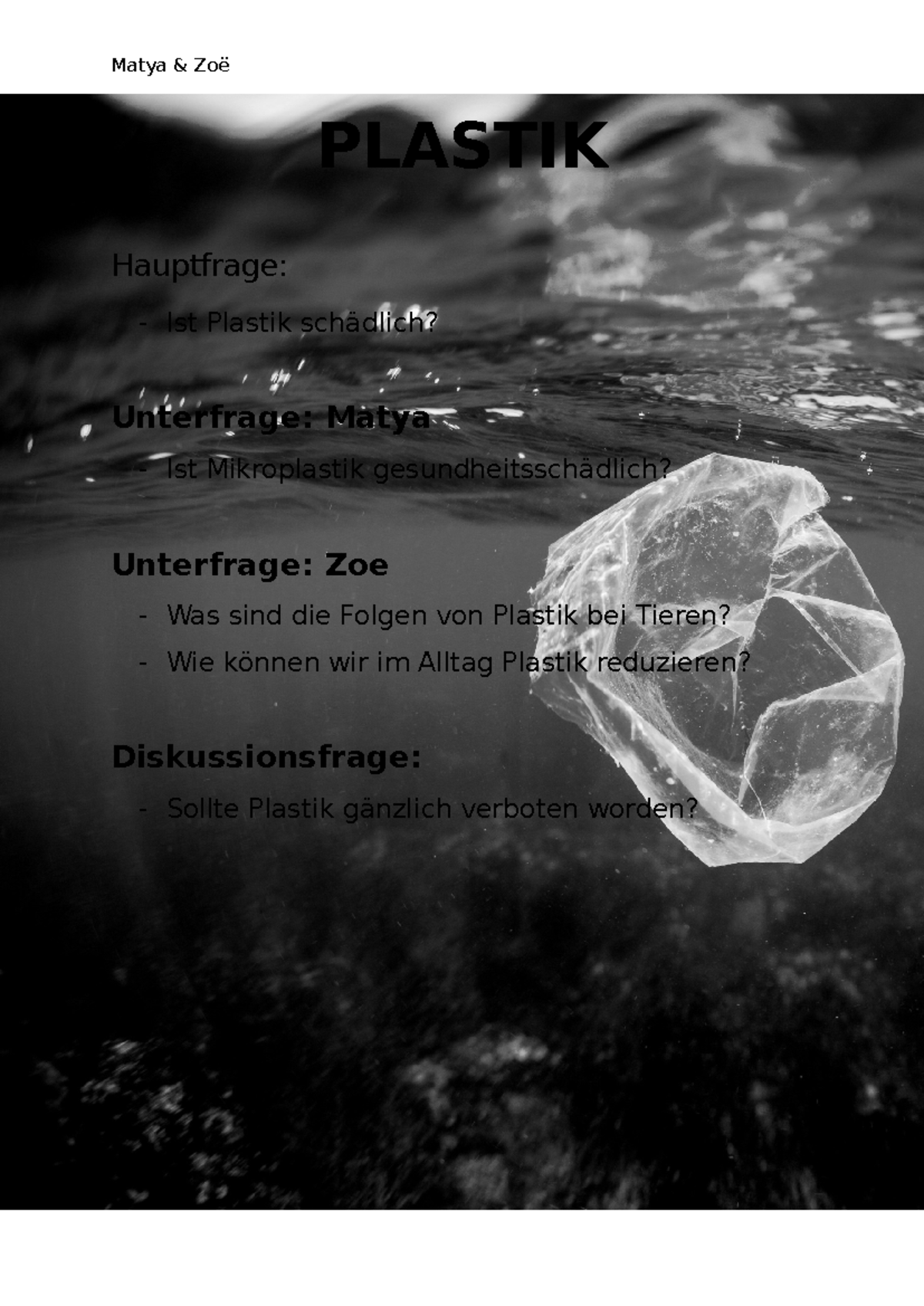 Handout Duits 4VC - Woordenlijst voor spreken - Matya & Zoë PLASTIK ...