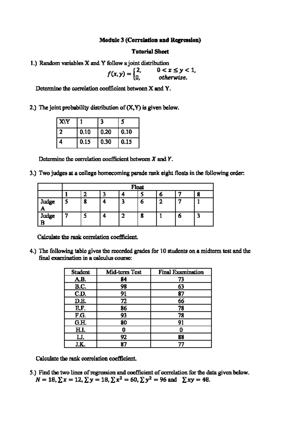Prob Stats Module 1 Part 2 - Probability And Statistics - Deciles ...