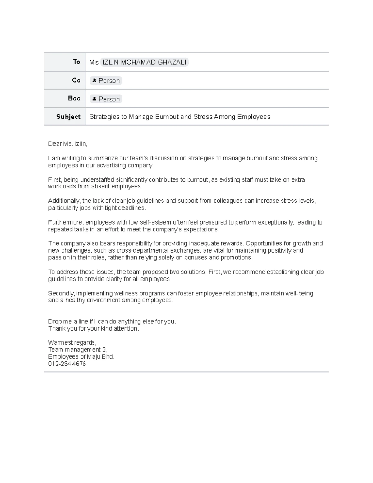 LCC500 ASG2 Formal Meeting Sample Question & Instructions - Studocu