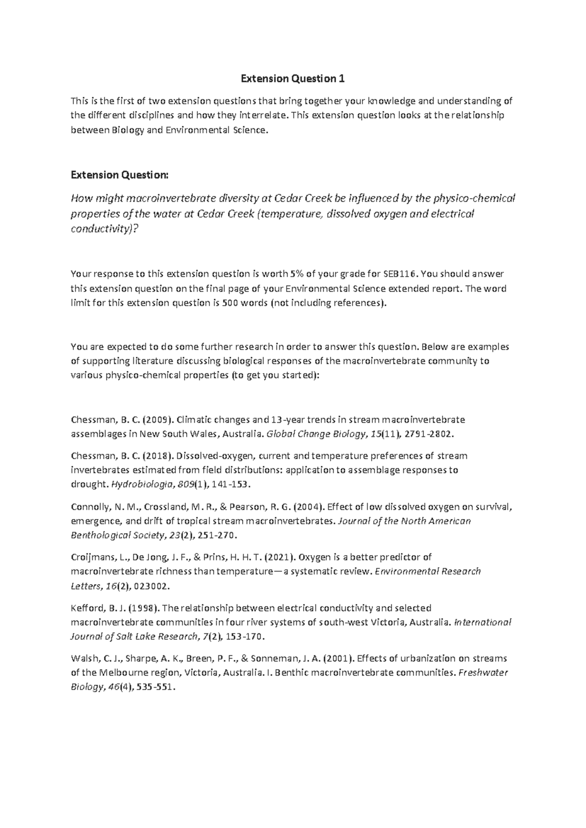 Extension Question 2022 - Extension Question 1 This is the first of two ...