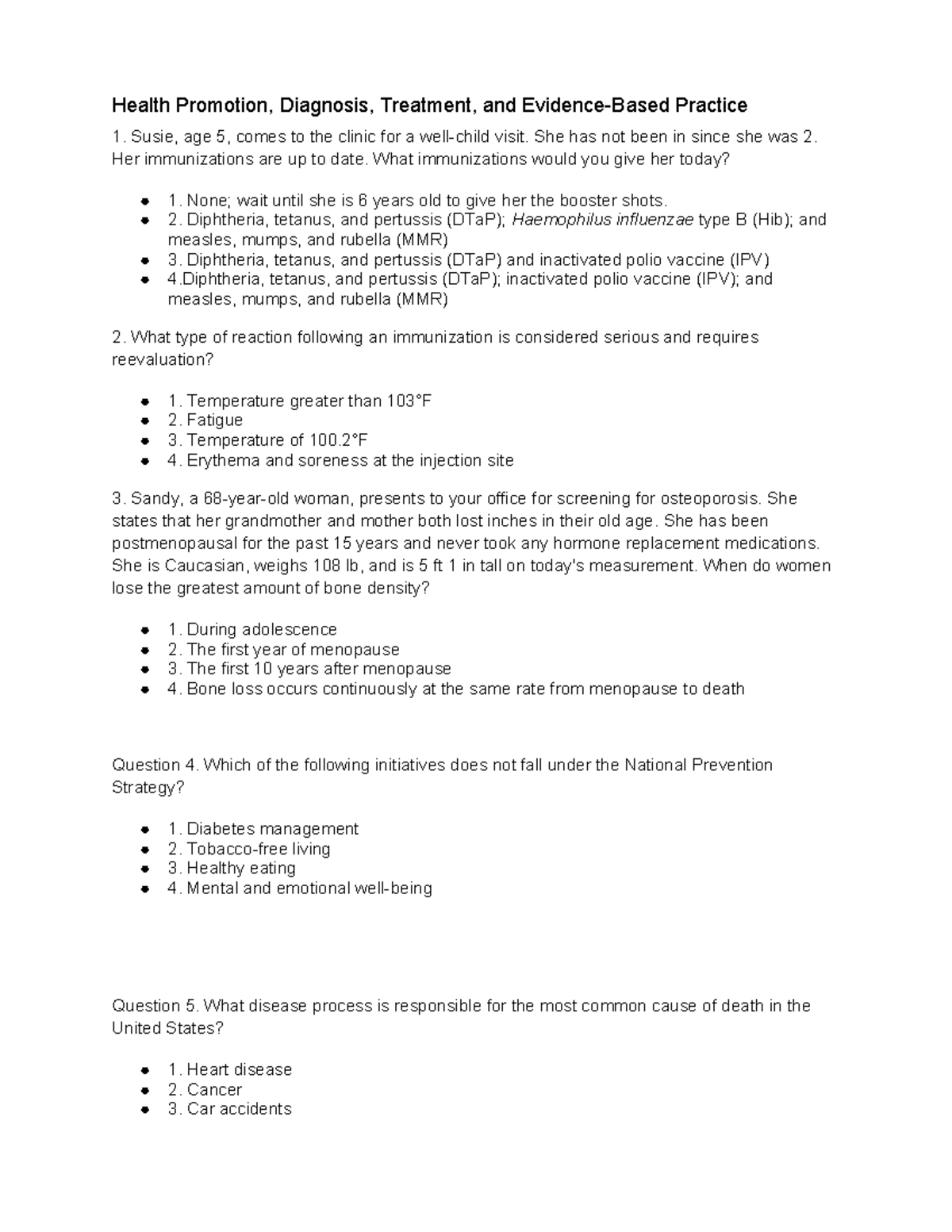 Health Promotion and Disease Prevention Strategies in Clinical Practice ...