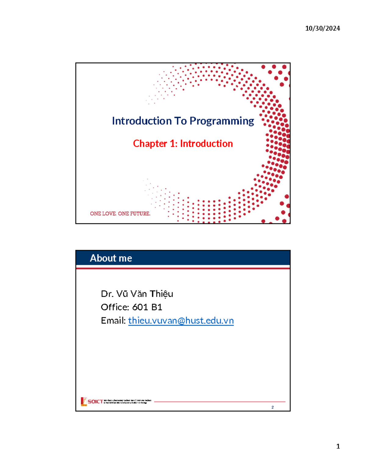 Introduction to Programming (CS101) - Chapter 1: Overview of Python ...