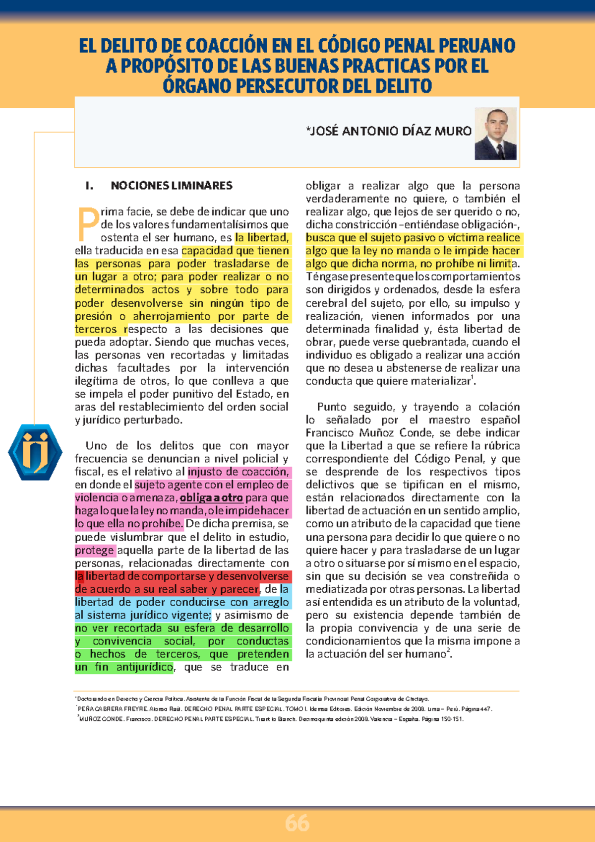 El Delito de Coacción en el Código Penal Peruano: Análisis y Prácticas ...