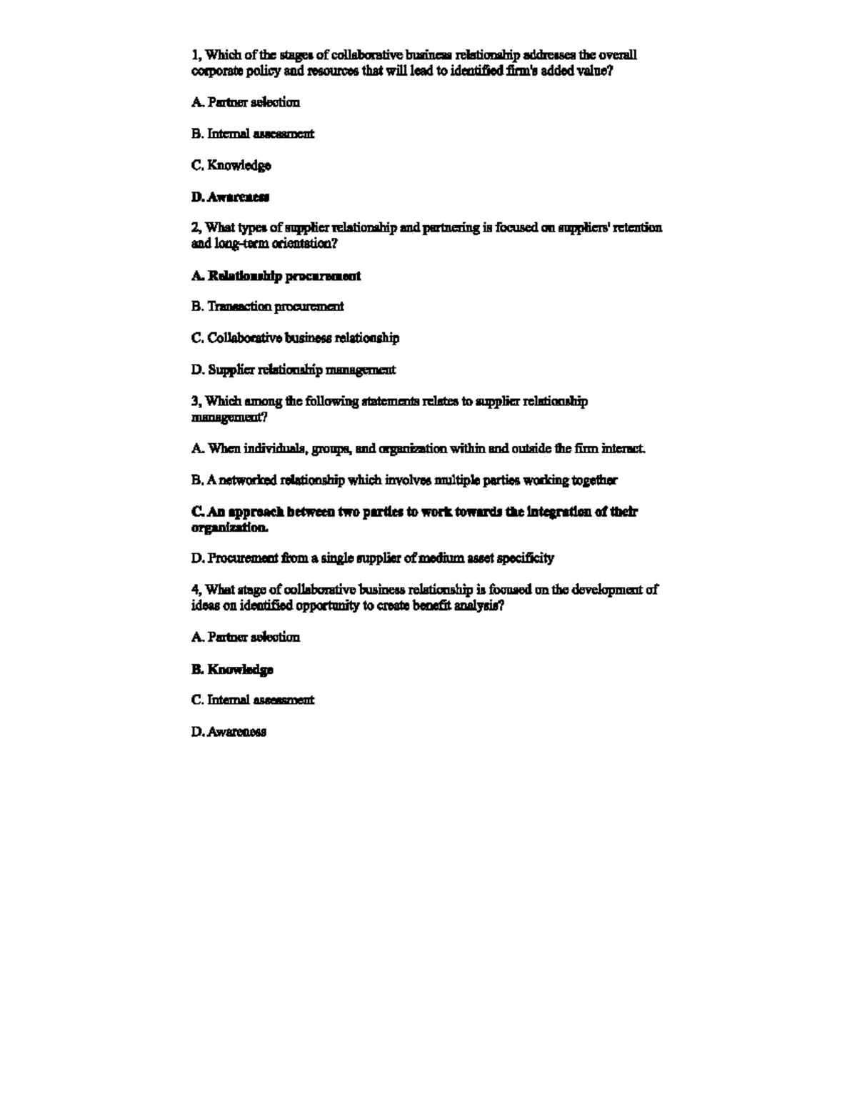 SCM 272: Supplier Relationship Management and Procurement Review - Studocu