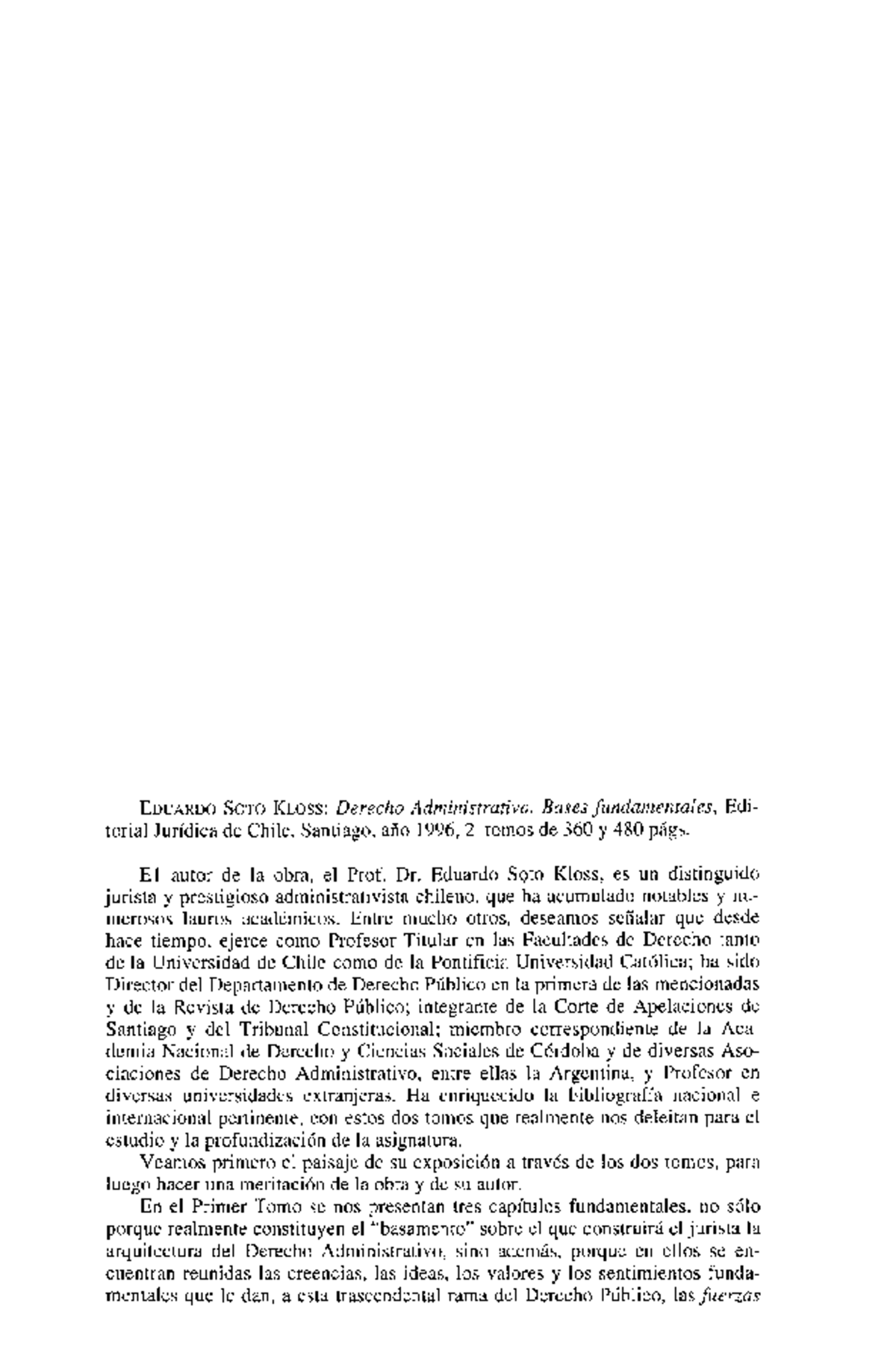 Derecho Administrativo: Bases Fundamentales por Eduardo Soto Kloss - Document Preview