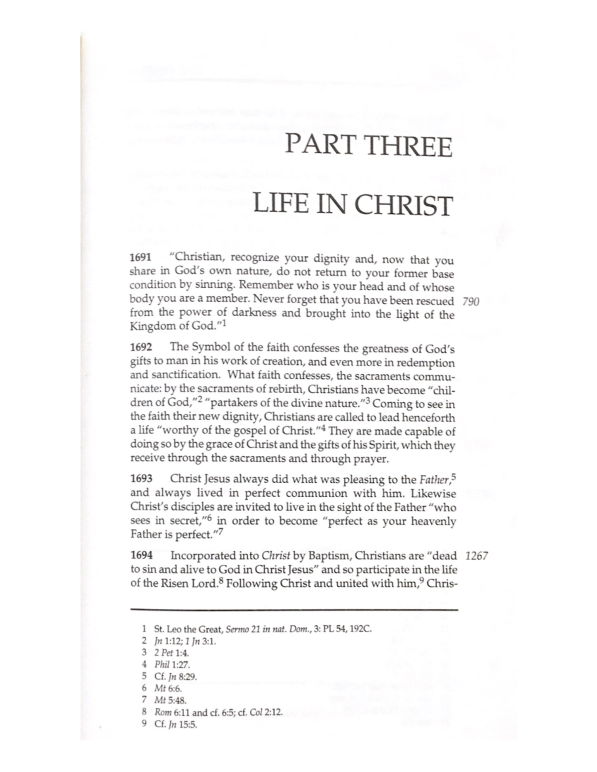 CL4-Life in Christ Study Notes (CCC 1691-1698) - Studocu