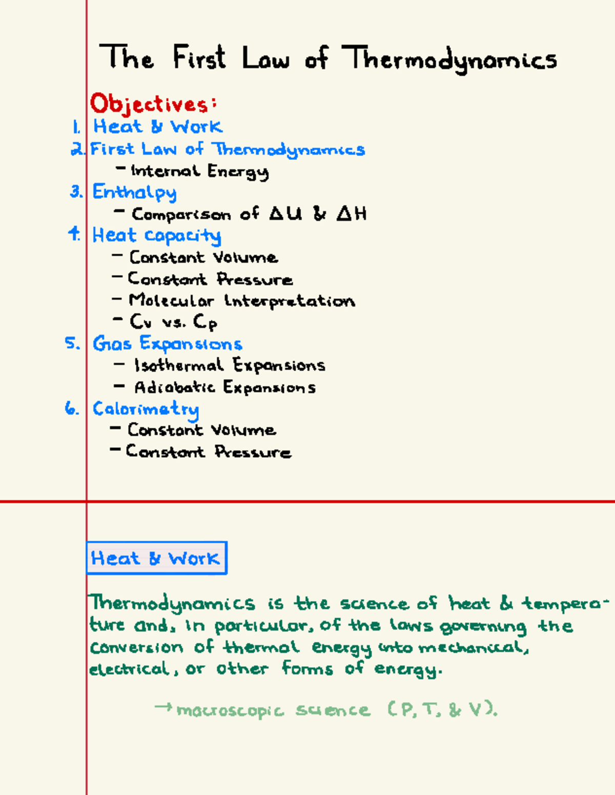 Chapter 3: The First Law of Thermodynamics (Course Code: 2) - Studocu