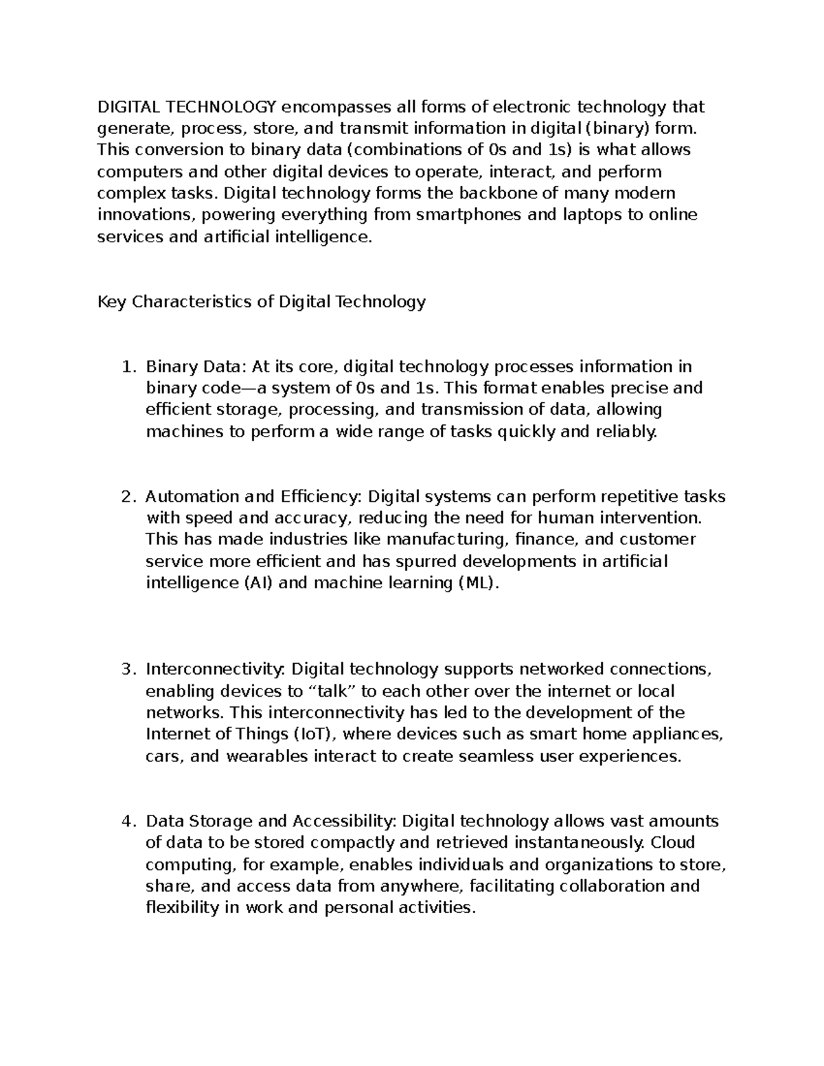 Digital Technology Insights - Chapter 5 - IT Era Overview - Studocu