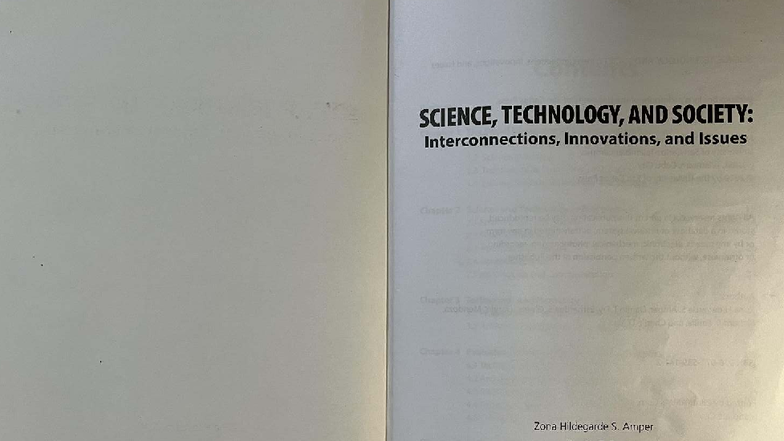 SCIENCE, TECHNOLOGY, AND SOCIETY (STS 101): Interconnections and ...