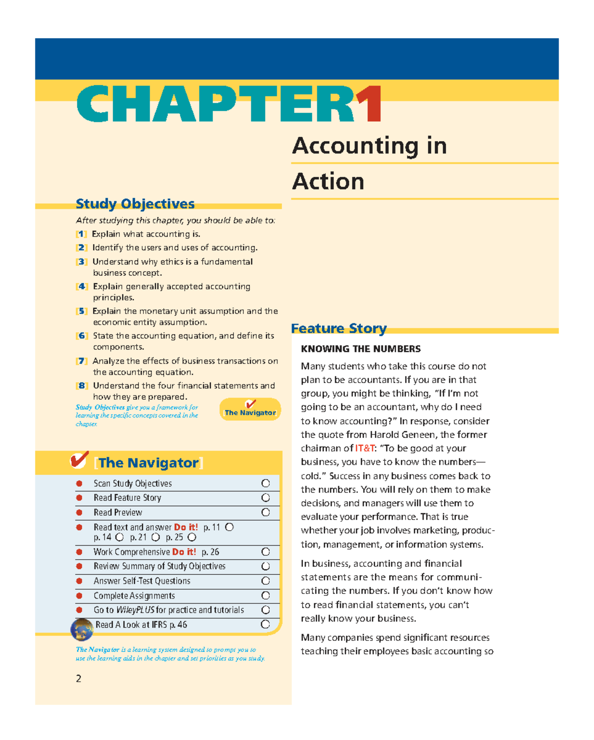 Chapter 1: Accounting in Action (C01) Study Guide and Key Concepts ...