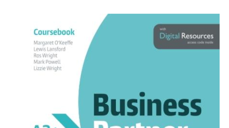 Business Partner A2 Coursebook: Unit Summaries and Activities - Studocu