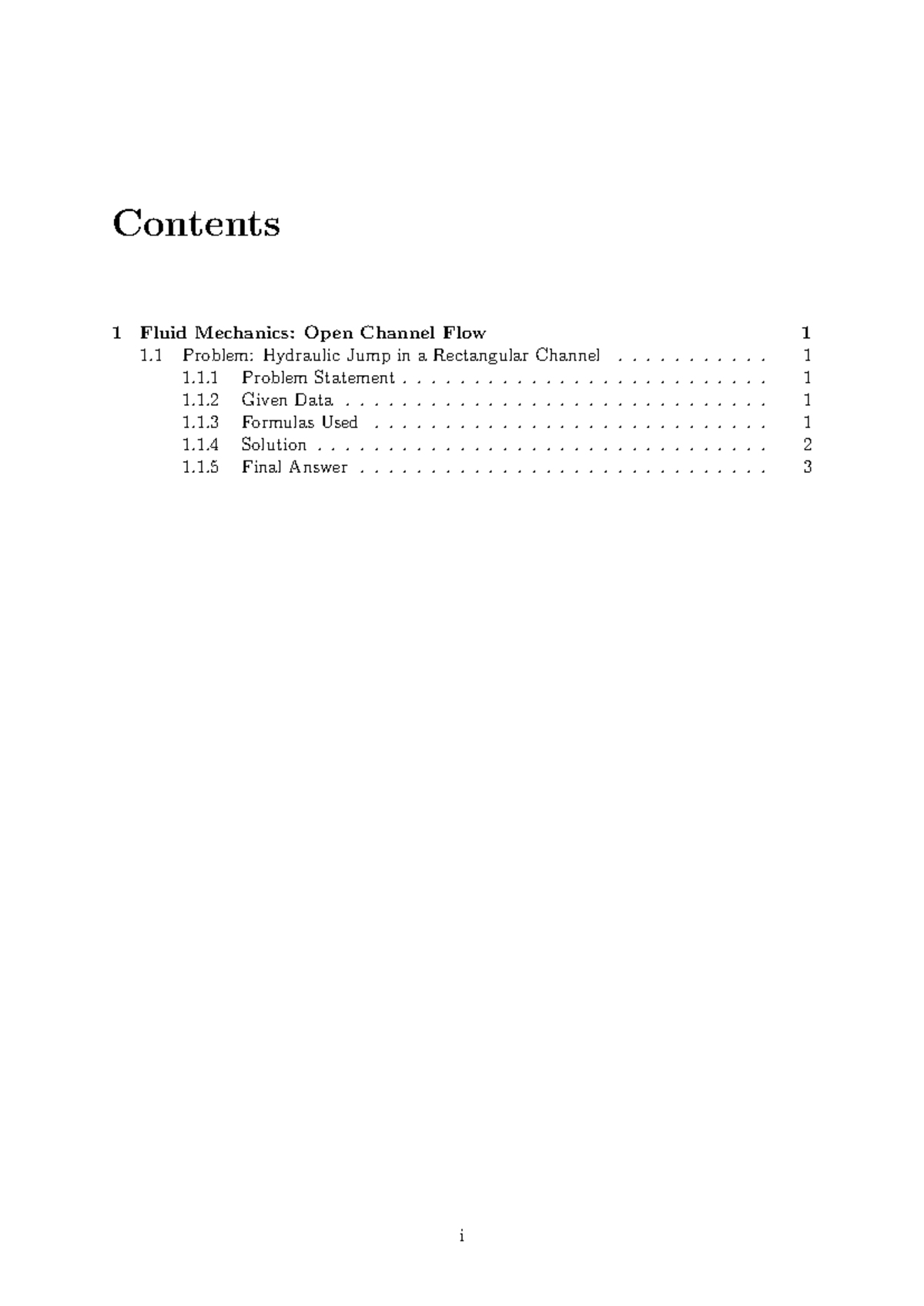 Fluid Mechanics (ENG 276): Hydraulic Jump in Rectangular Channel - Studocu