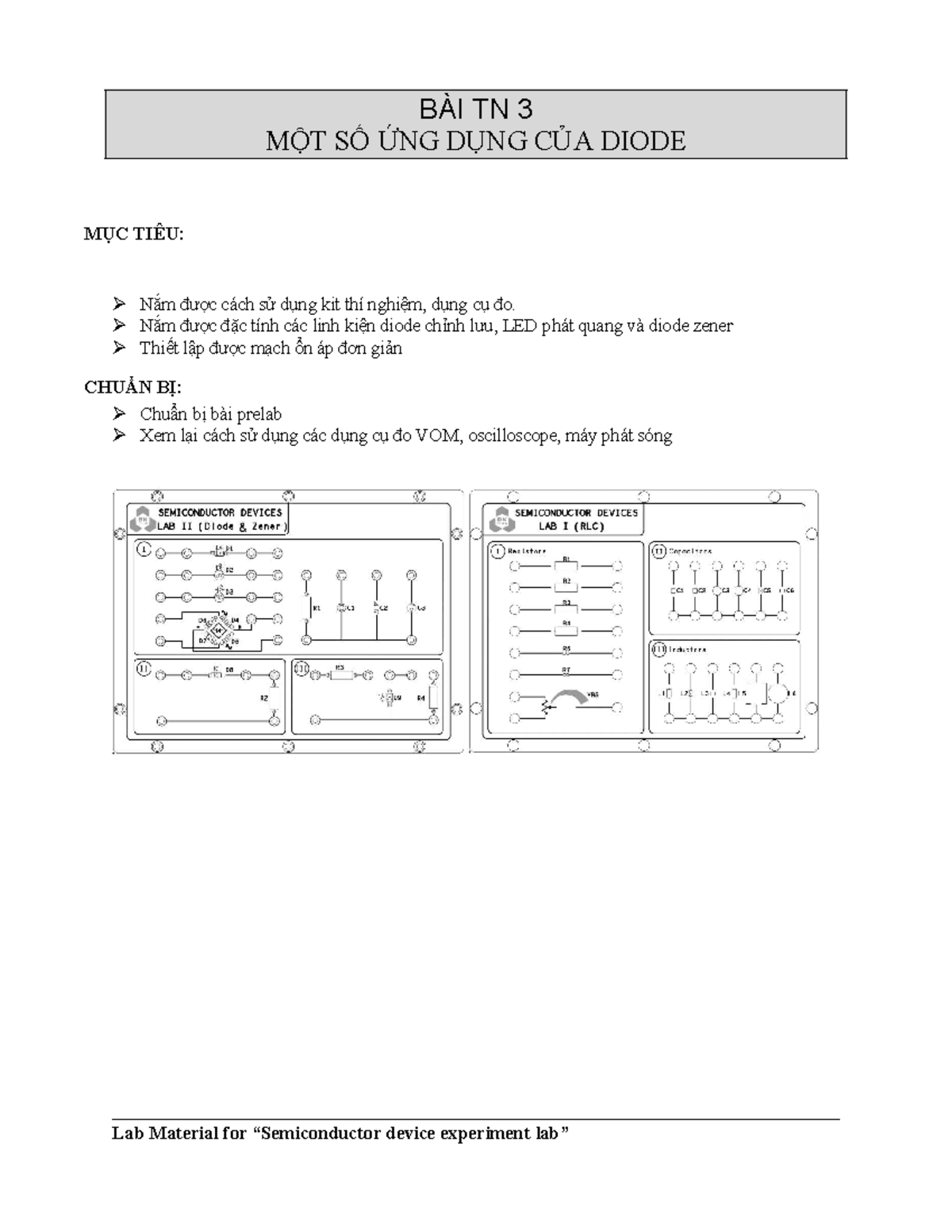 L16 TO8 VLBD 2022 LAB3 - Ứng Dụng Diode trong Thí Nghiệm - Studocu