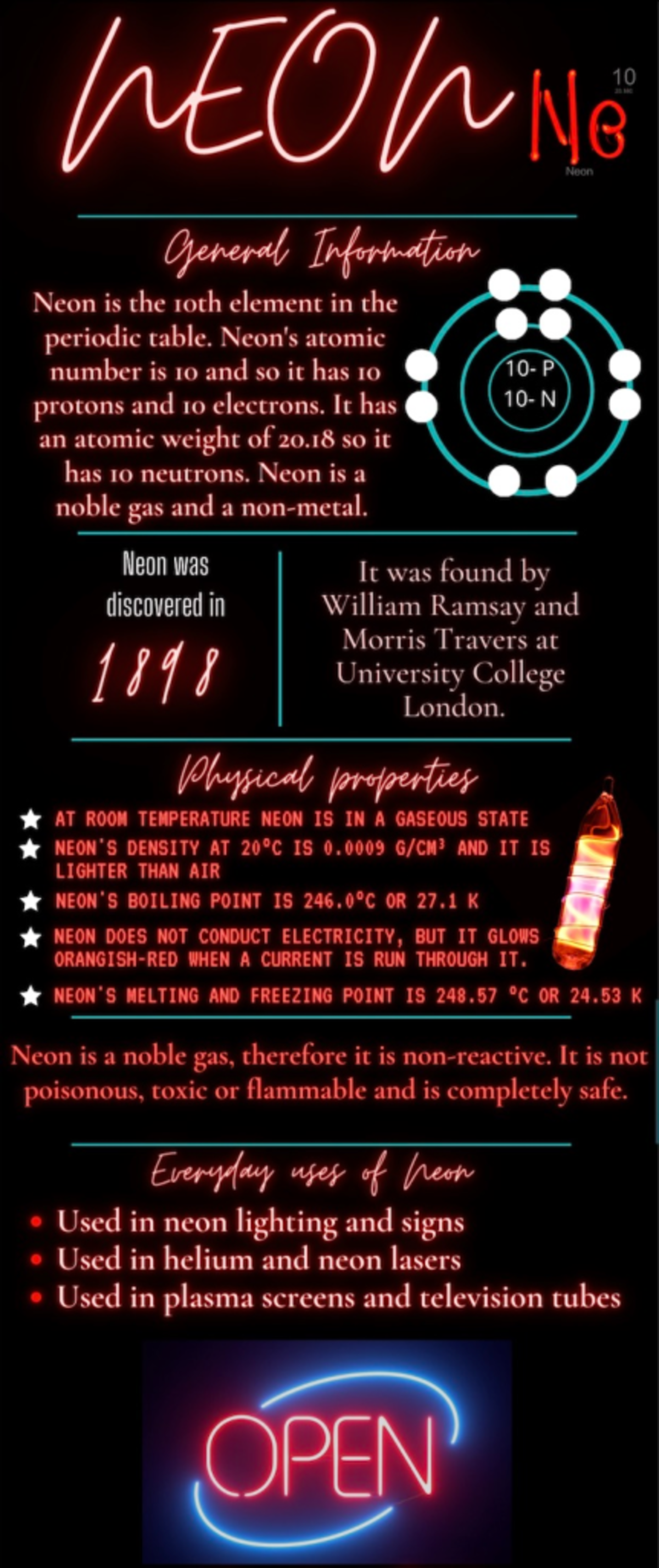 WEON Ne 10 Final Exam Notes: Neon Element Overview - Studocu