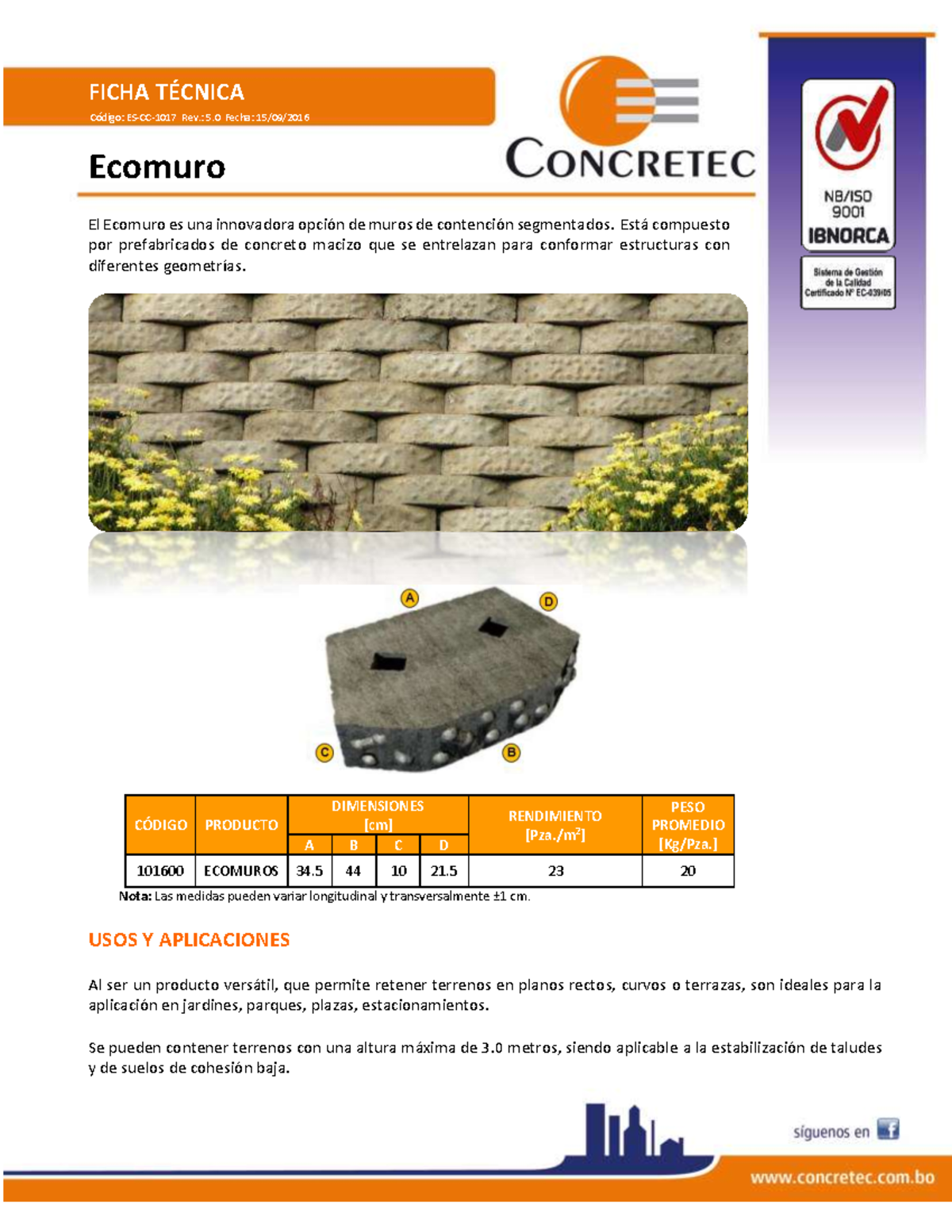 Guía de Construcción de Ecomuros - ES-CC-1017 Rev. 5 - Studocu