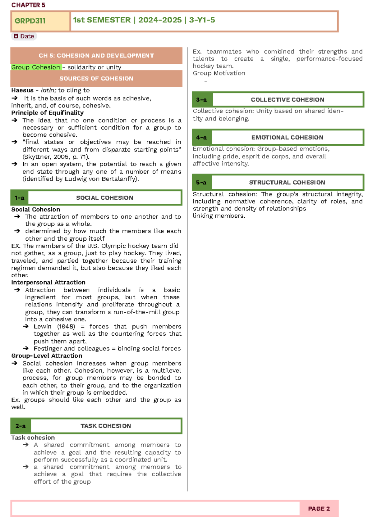 CHAPTER 5 & 6 REVIEW GRPD311 1st SEMESTER MIDTERM NOTES - Studocu