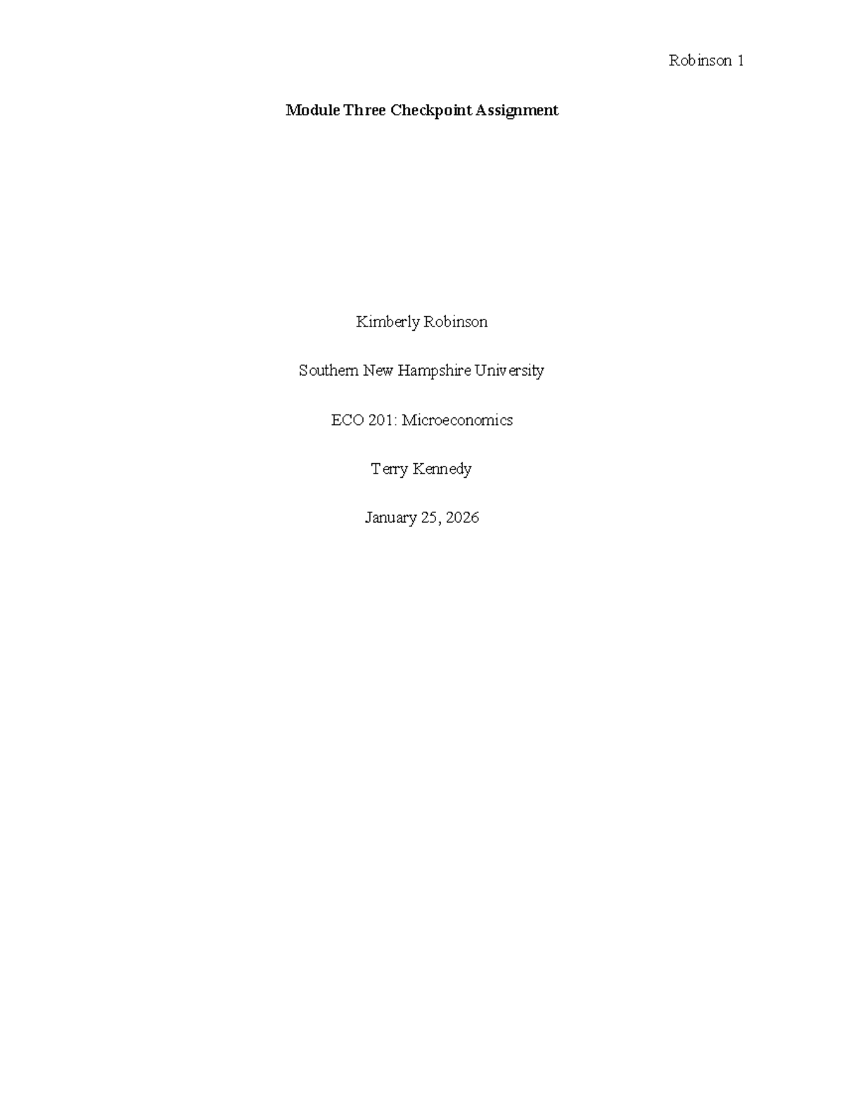 ECO 201 Module 3 Checkpoint: Netflix Demand & Supply Analysis - Studocu
