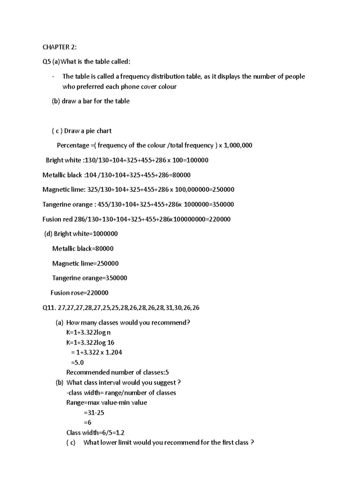 Chapter 2 & 3 (mgm3033) - frequency distribution and data analysis ...