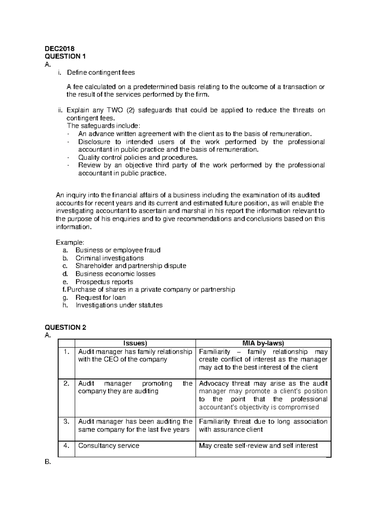 AUDITING COMMON TEST AUD339 NOV 2022 QUESTIONS & INSTRUCTIONS - Studocu