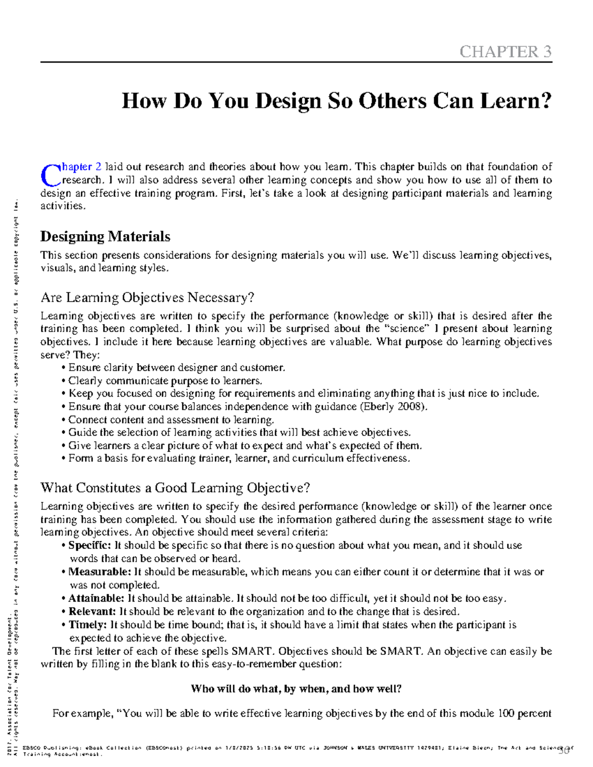 Course Code: Designing Effective Learning Objectives in Training Design ...