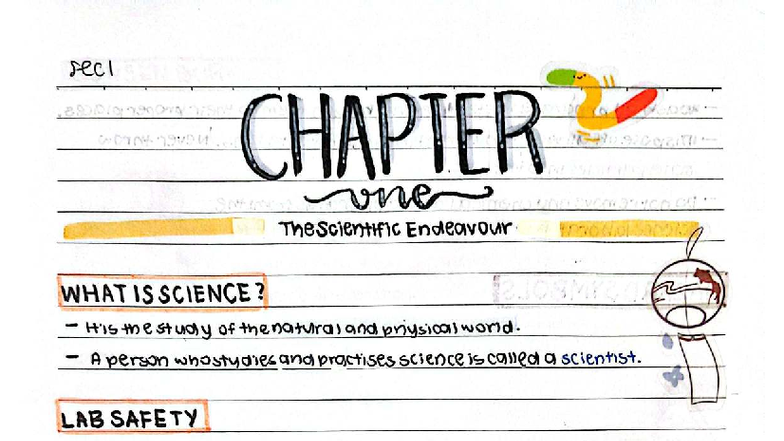 GCE O Level Sec 1 General Science Chapter 1-8 Study Notes - Studocu