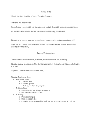 BAD Objectives practice - “BAD OBJECTIVES” practice NAME: Erin Krull ...