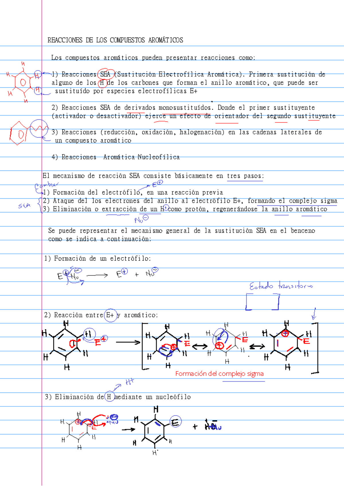 Ejercicios de Sustitución Electrofílica Aromática (SEA) - Activadores y ...