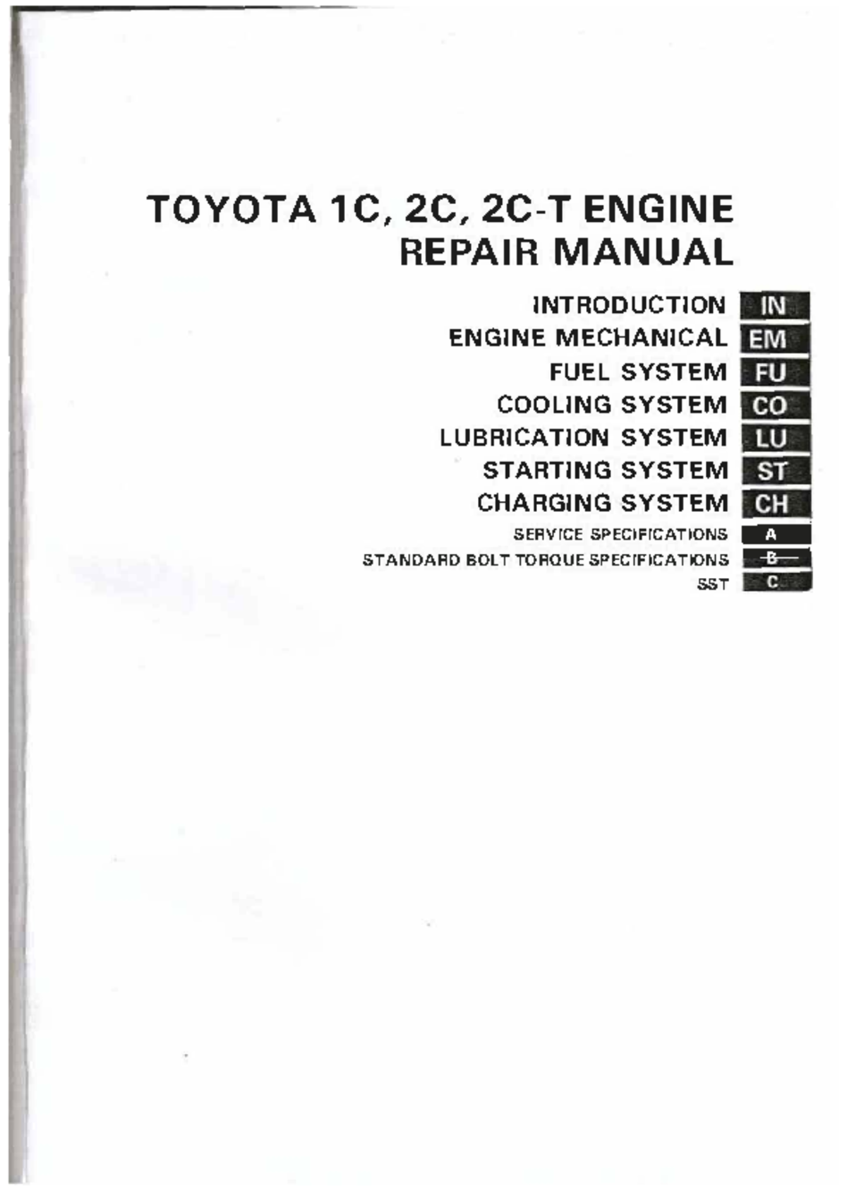 EM 1C - Diesel Engine Repair Manual and Troubleshooting Guide - Studocu