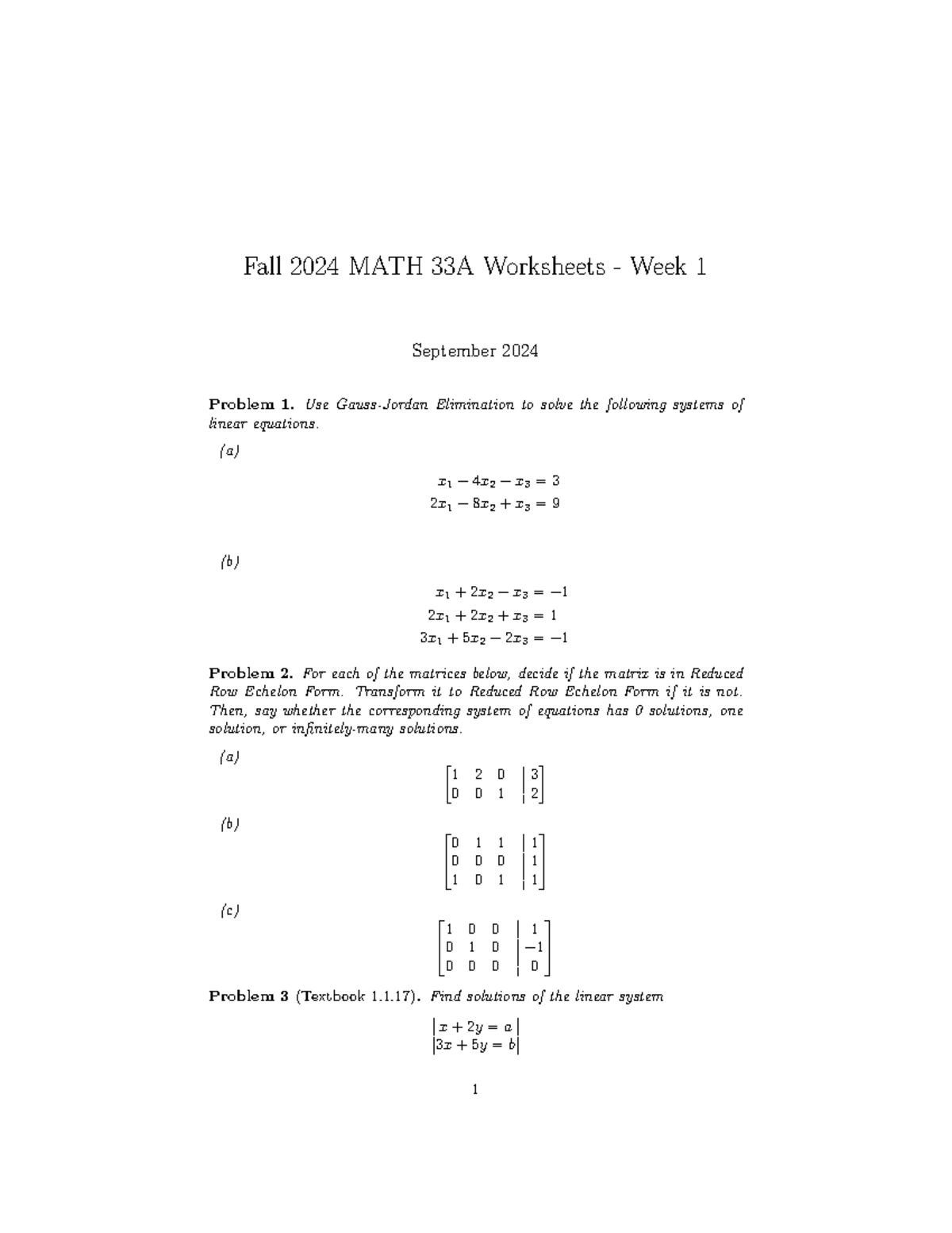 Worksheet+1 - discussion worksheet - Fall 2024 MATH 33A Worksheets ...