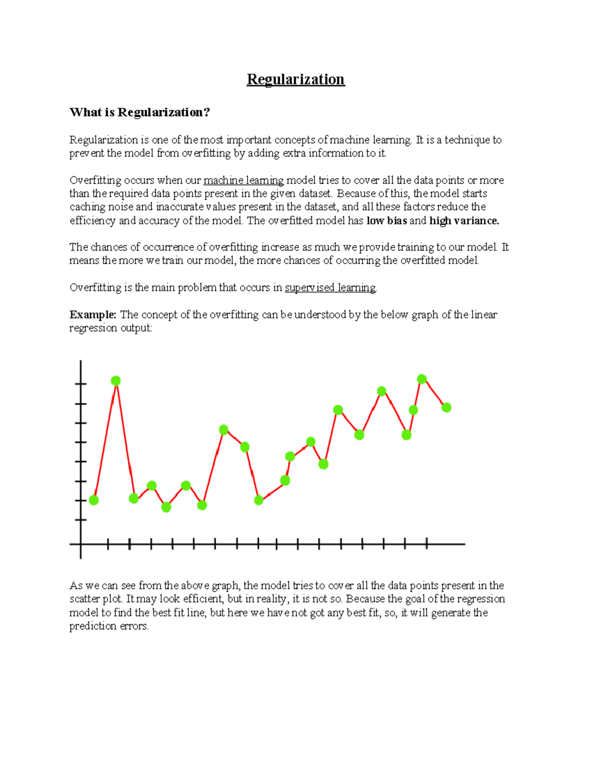 Regularization Techniques in ML: A Study of Ridge & Lasso Methods - Studocu