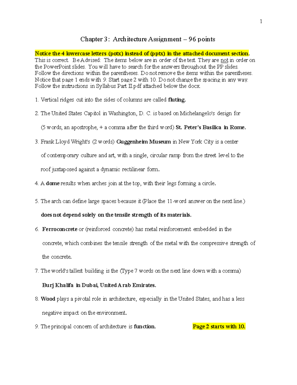 Architecture Assignment Overview - Chapter 3: Key Concepts - Studocu