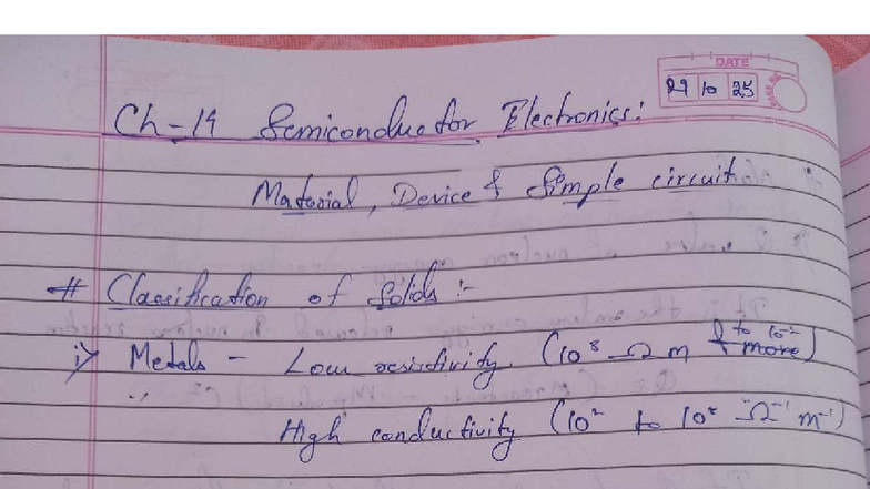 Semiconductor Electronics (Course Code: SEM 101) - Comprehensive ...