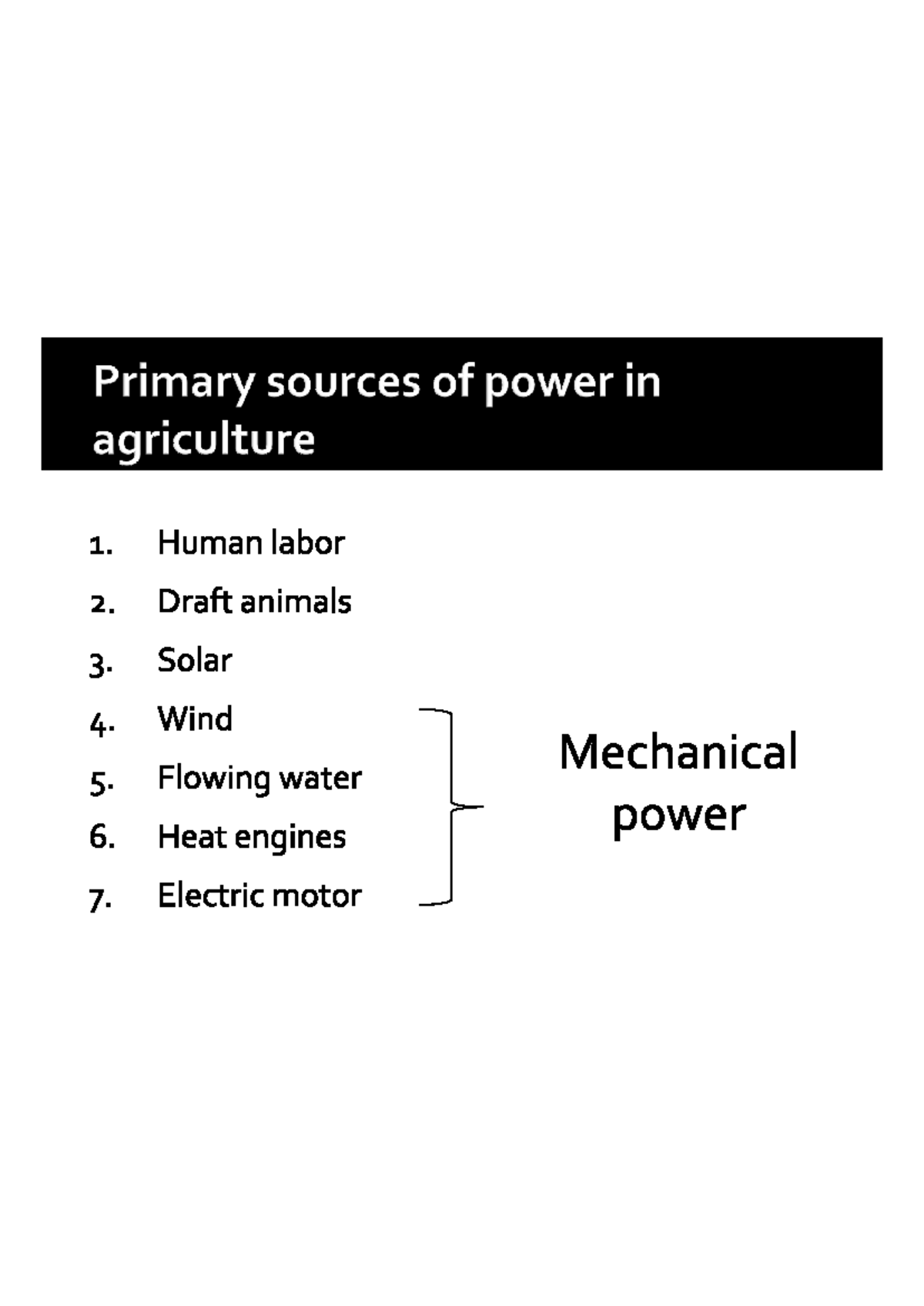 Sources of Power in the Farm - Agricultural and Biosystems Engineering ...