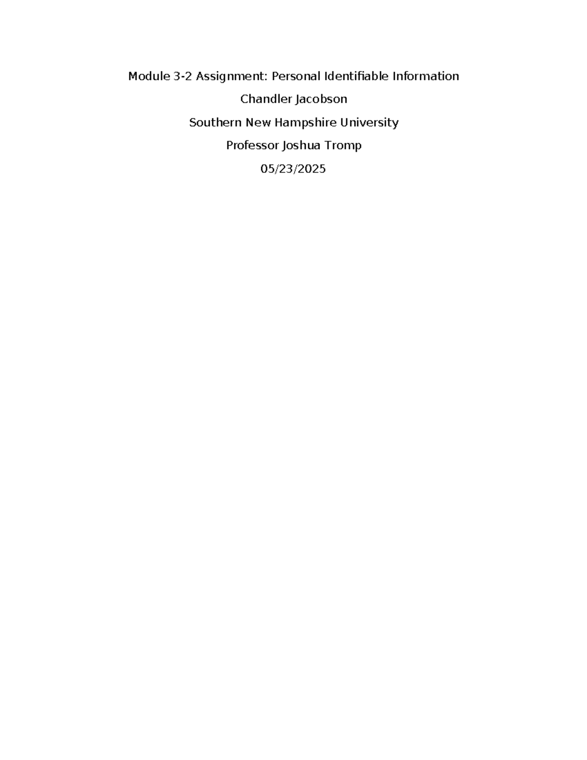 CJ 308 Module 3 Assignment: Analyzing the ABC College Loans Cyberattack ...