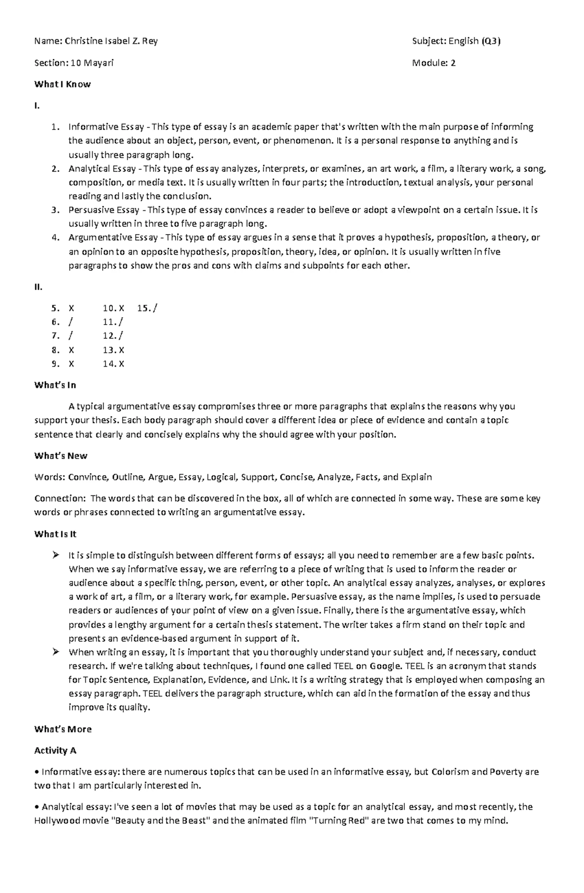English 3M3 - Supplementary Materials on Environmental Issues and ...