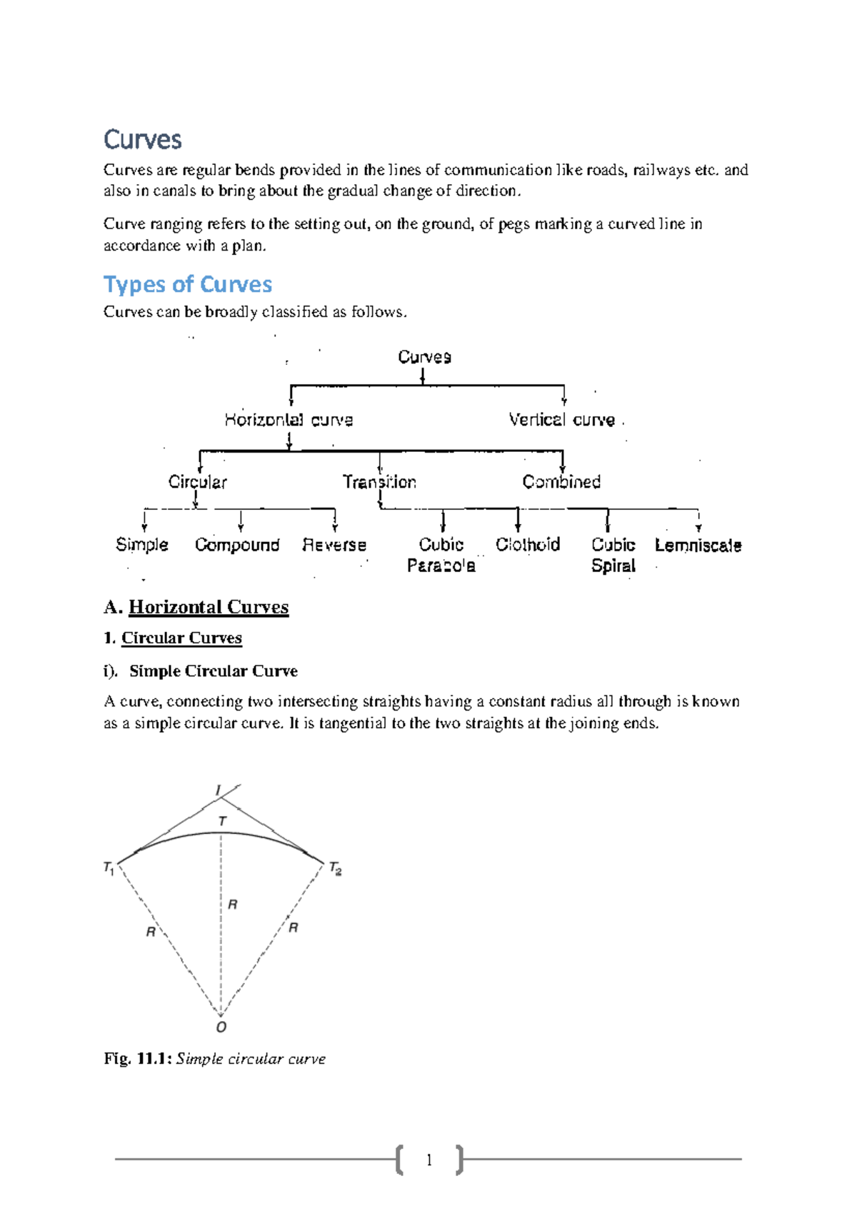 Curves Intro - Clear and understandable notes - Curves Curves are ...