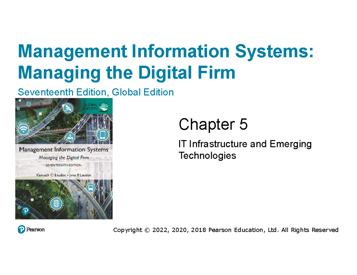 MIS: Chapter 5 - IT Infrastructure and Emerging Technologies - Studocu