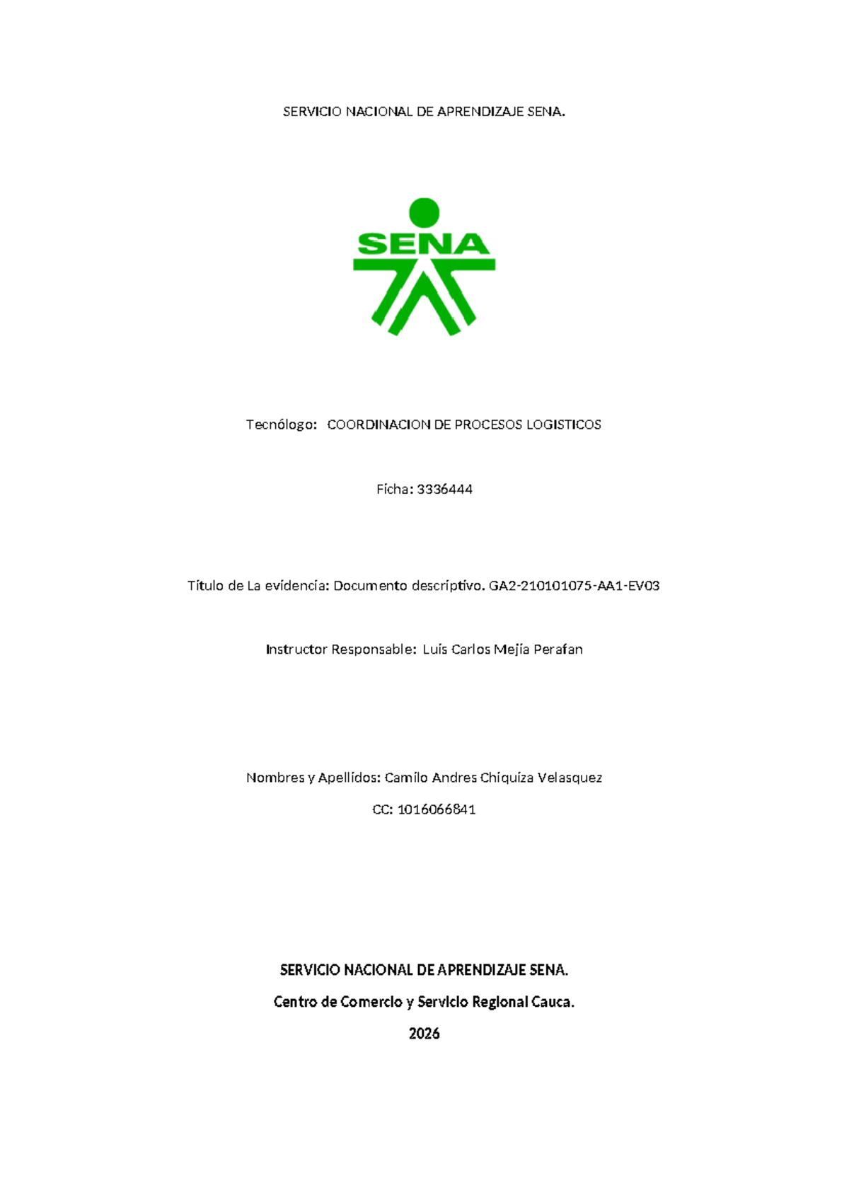 Políticas de Servicio al Cliente en CHALLENGER SAS - SENA 2026 - Studocu