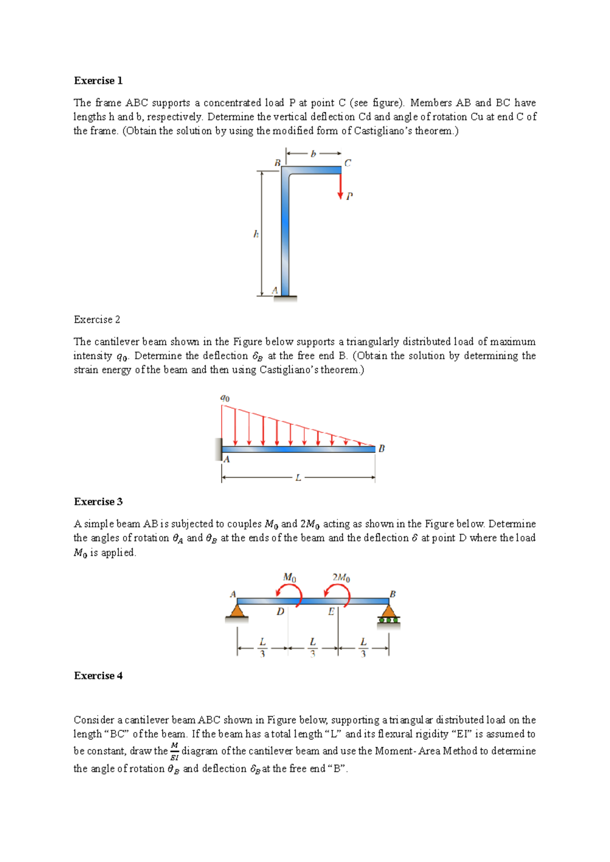 DYN3701 Lecture Notes: Deflections & Rotations in Structural Analysis ...