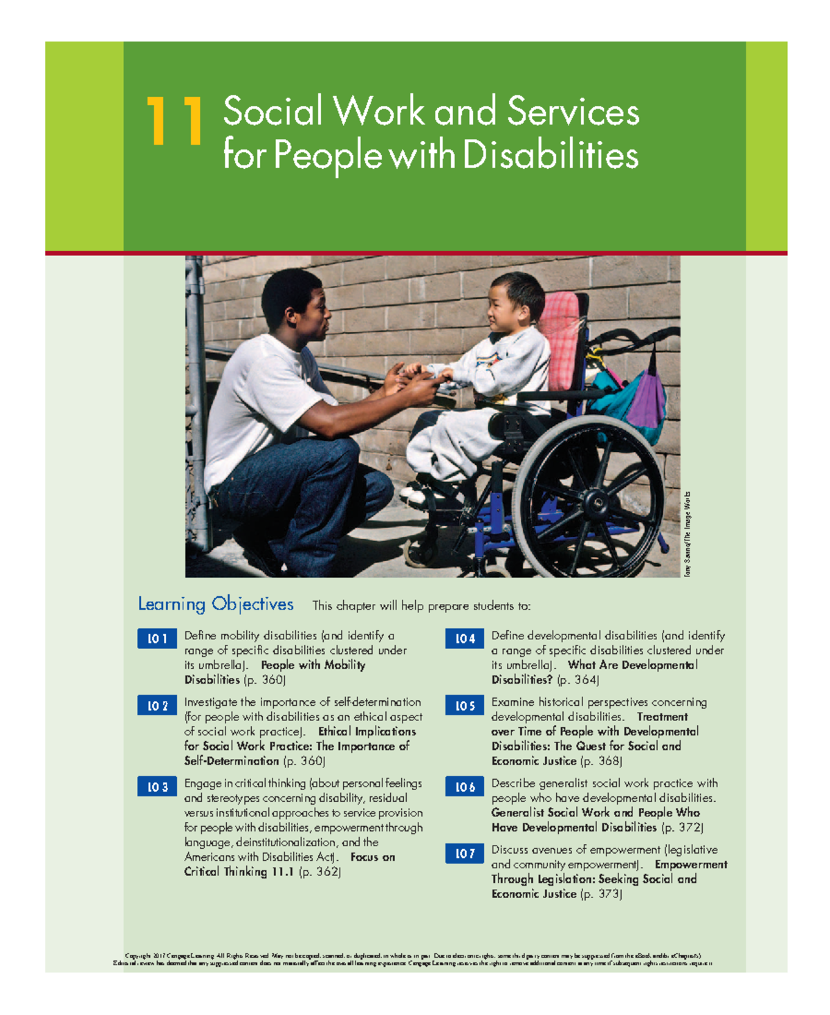Social Work and Services for People with Disabilities (SW 101) - 11 ...