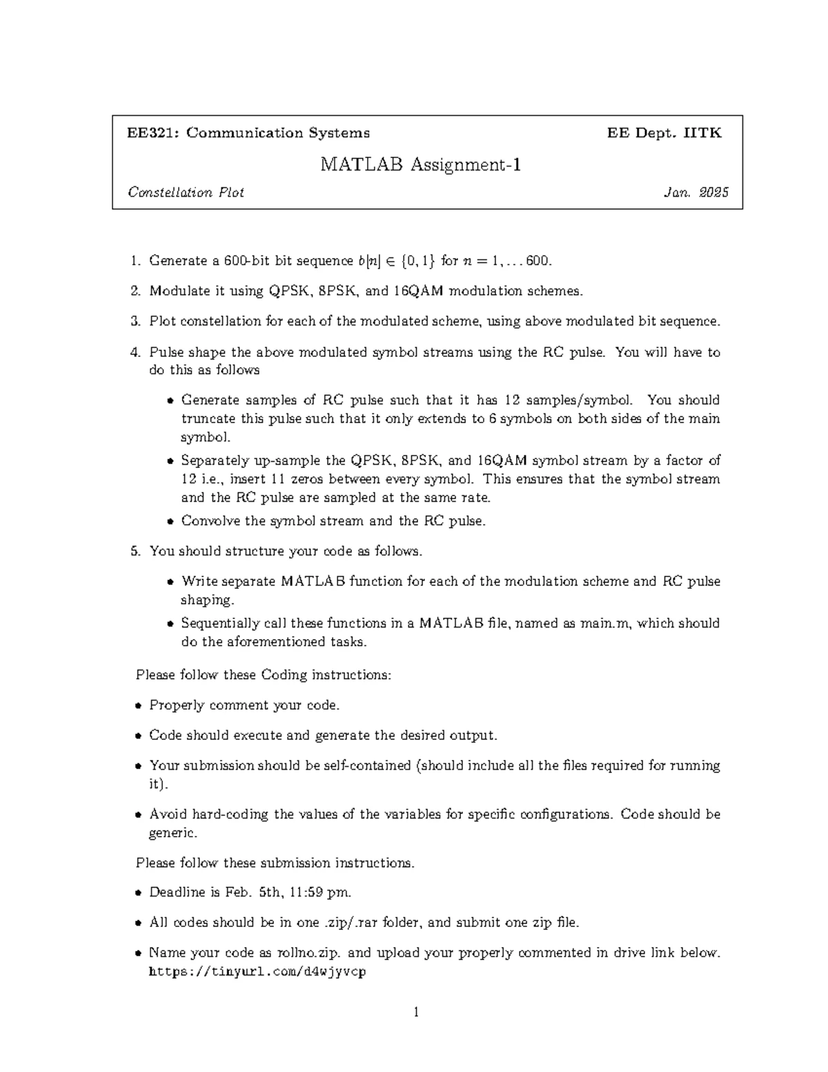 Tut1 1f6e381b-3dde-4a49-97e0-b96c036d920b - EE321: Communication ...