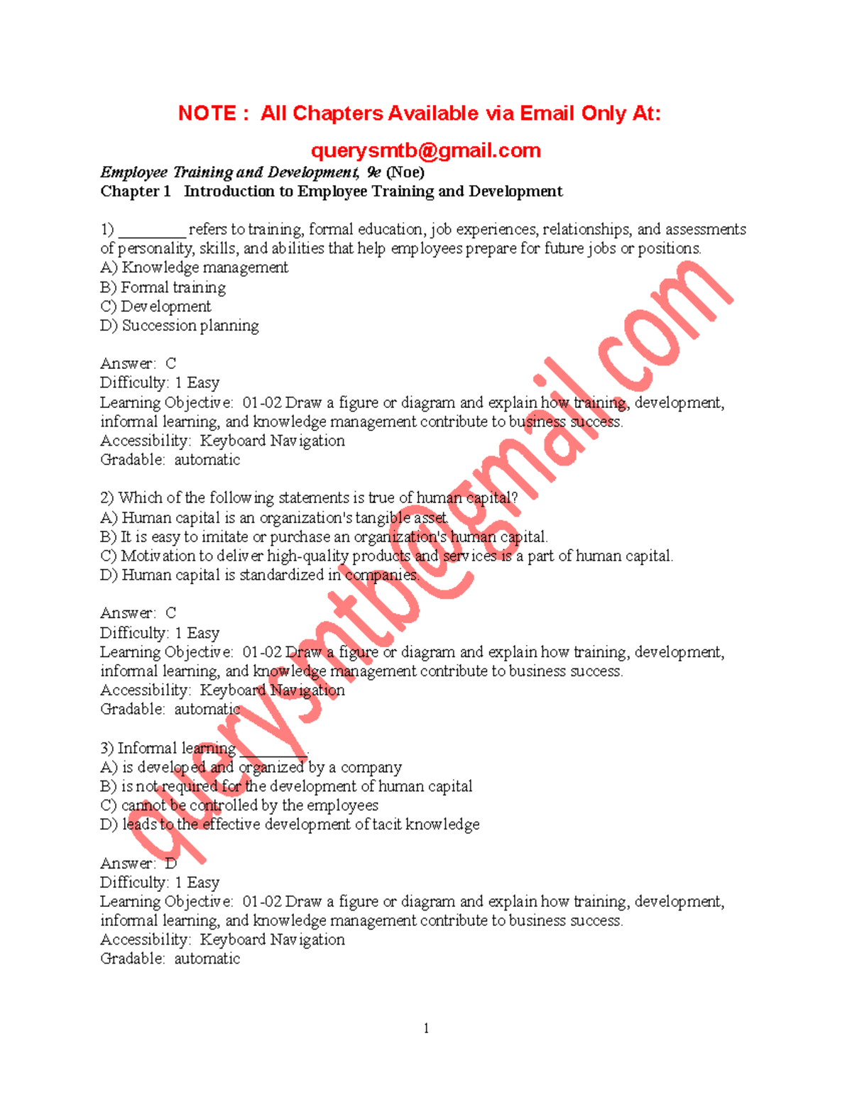 EMPLOYEE TRAINING AND DEVELOPMENT 9TH EDITION PDF visual data 5