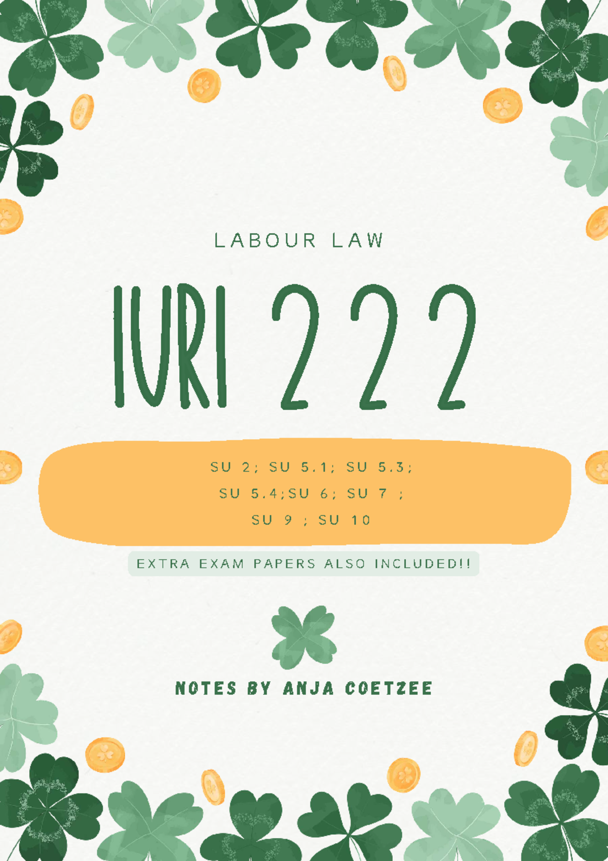 IURI 222 final exam notes: Understanding employment contracts and ...