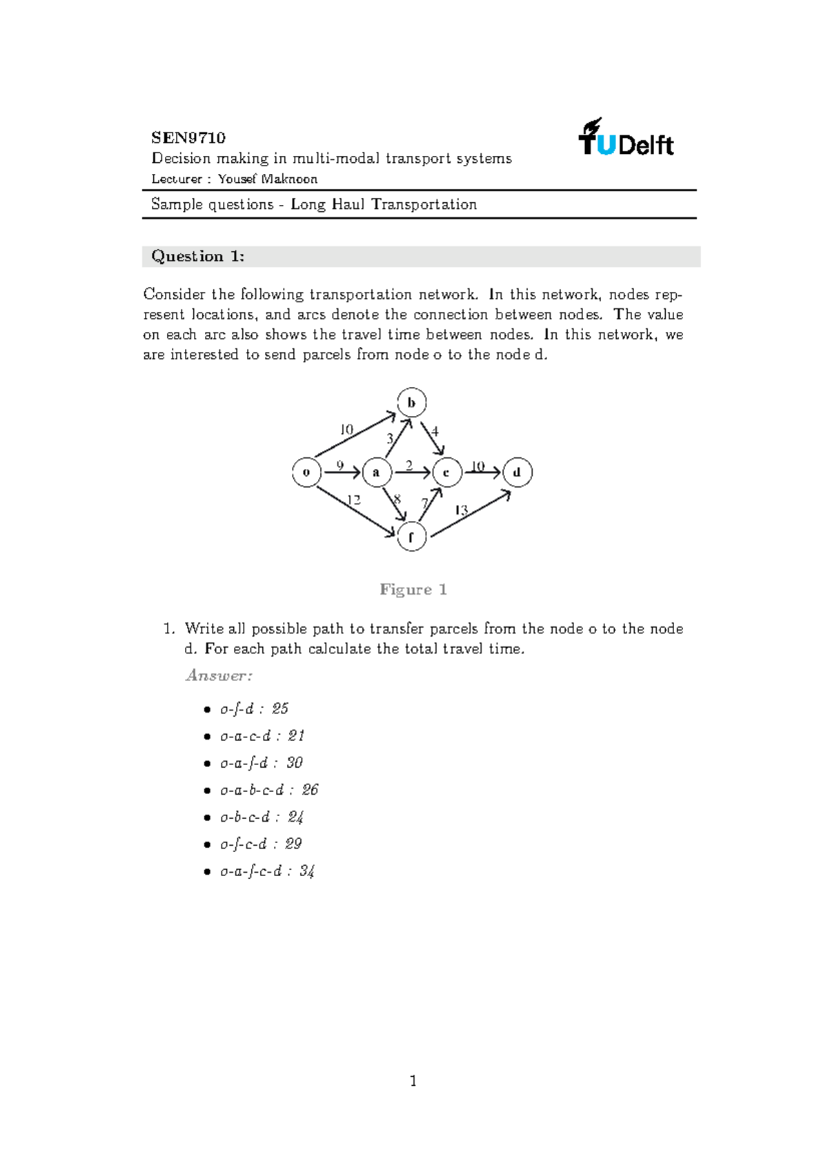 LHT3 Long Haul Transportation Q&A - Practice Questions and Solutions ...