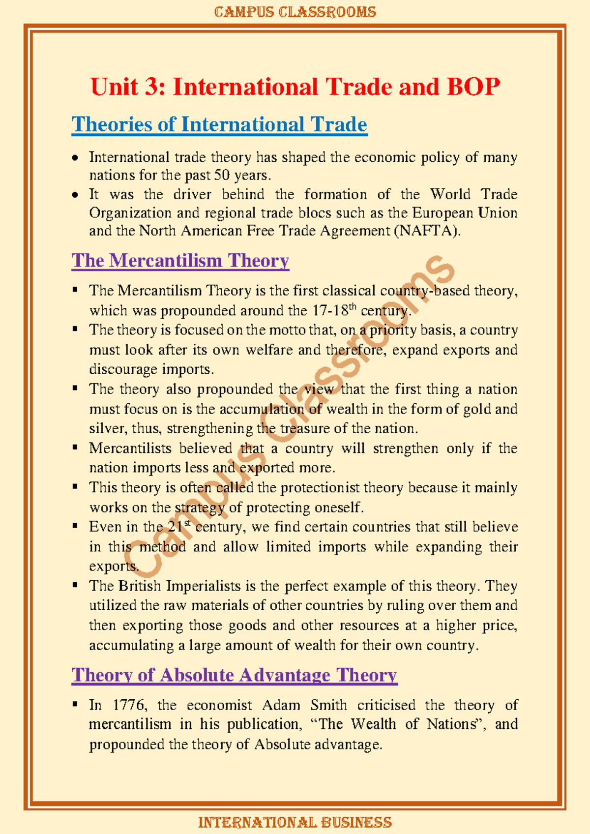 DOC-20240705-WA0003 - International Trade Theories & Balance of ...
