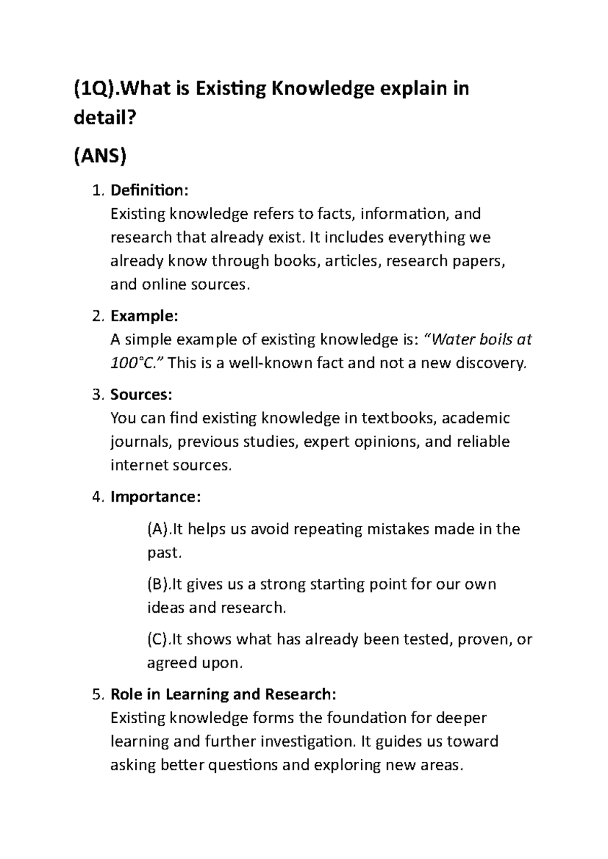 Module 2 Notes: Understanding Existing Knowledge and Research ...